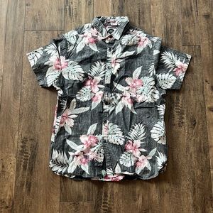 Hawaiian Floral Shirt - XL Slim